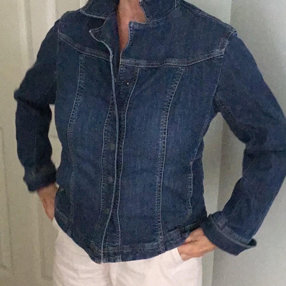 Denim jean jacket, 12 petite